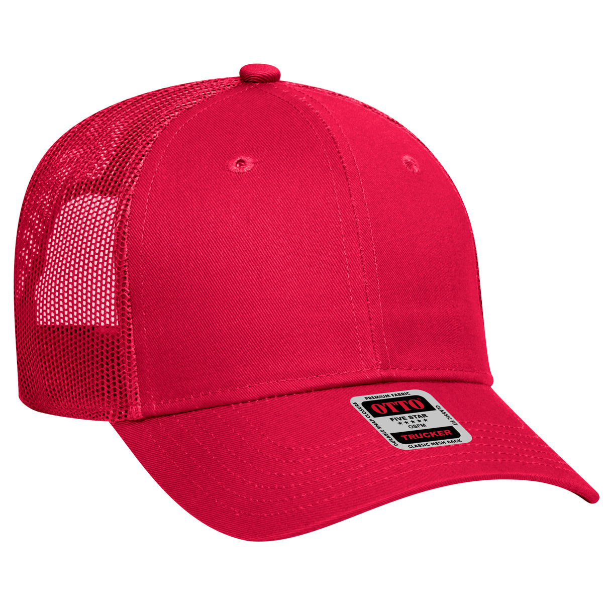 OTTO CAP 6 Panel Low Profile Mesh Back Trucker Hat OTTO 83-473