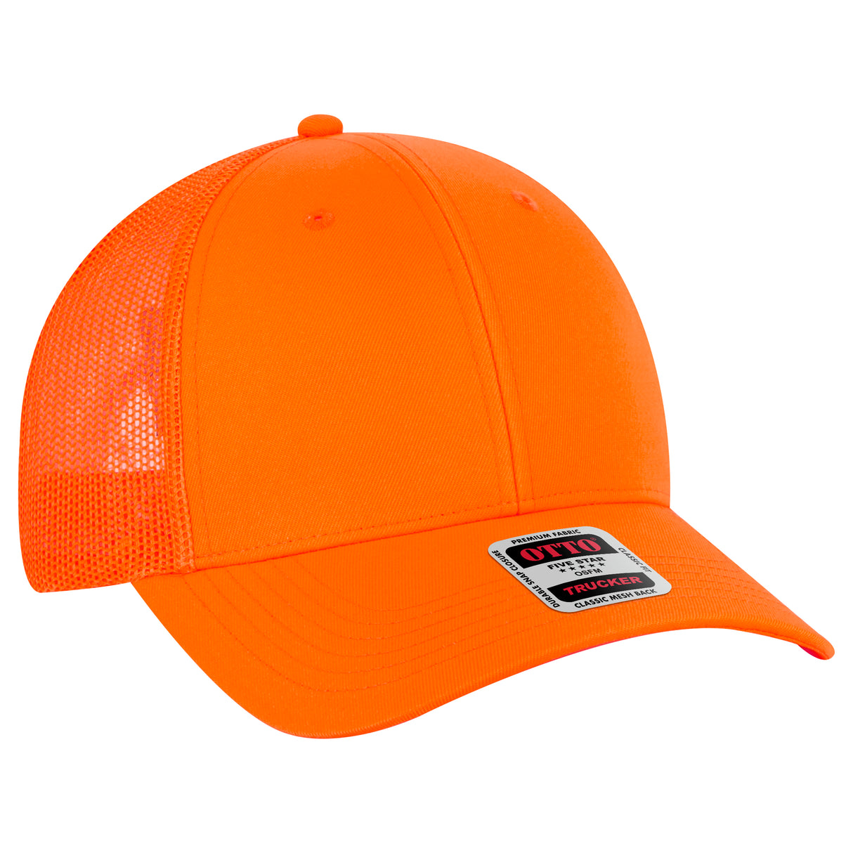 OTTO CAPĀ® 6 Panel Low Profile Mesh Back Trucker Hat OTTO 83-473