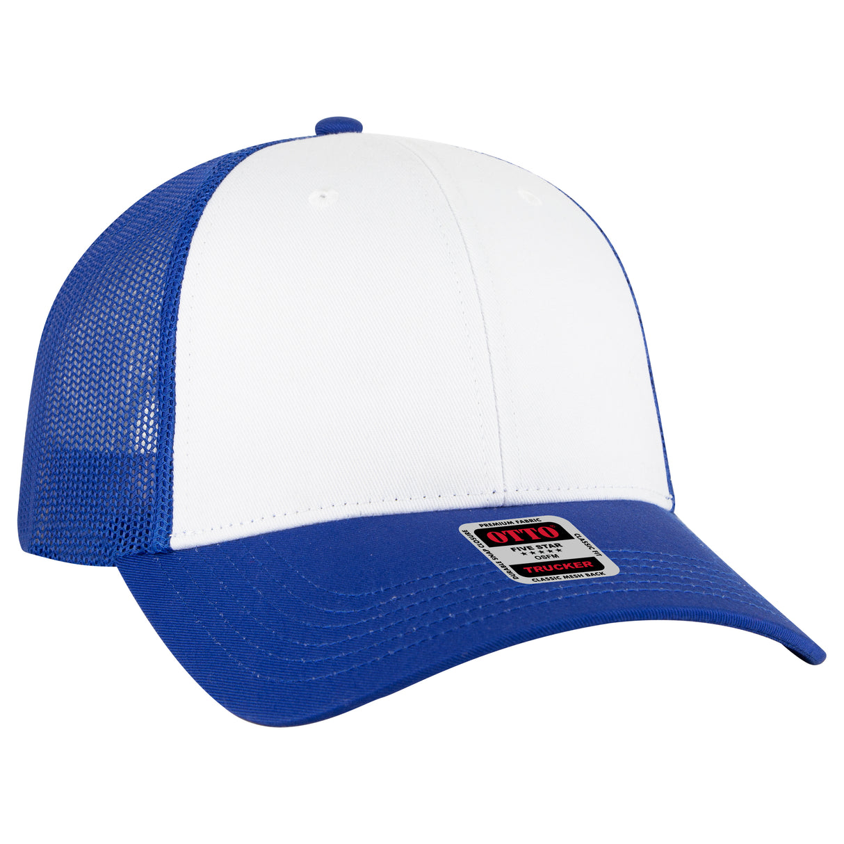 OTTO CAP 6 Panel Low Profile Mesh Back Trucker Hat OTTO 83-473