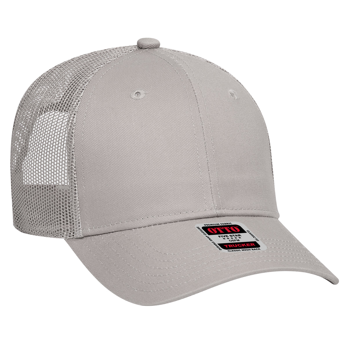 OTTO CAP 6 Panel Low Profile Mesh Back Trucker Hat OTTO 83-473