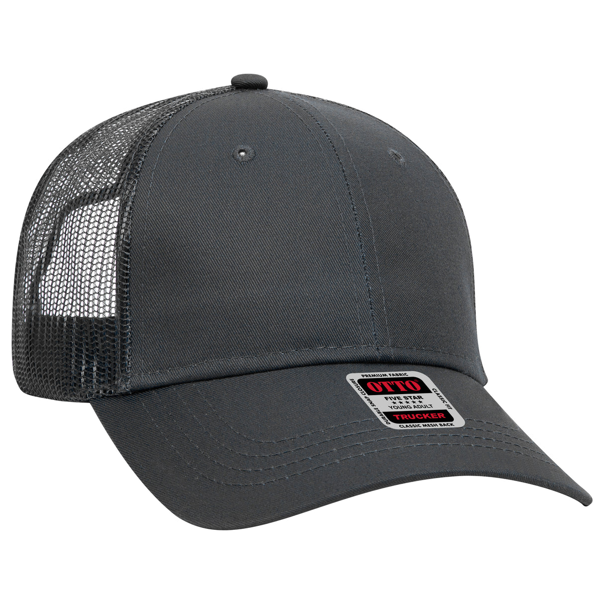 OTTO CAP® 6 Panel Low Profile Mesh Back Trucker Hat OTTO 83-473