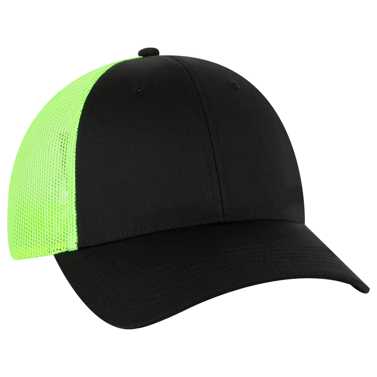 OTTO CAP 6 Panel Low Profile Mesh Back Trucker Hat OTTO 83-473