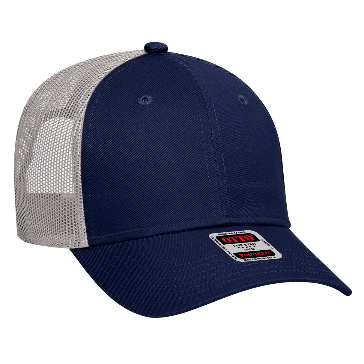 OTTO CAP® 6 Panel Low Profile Mesh Back Trucker Hat OTTO 83-473