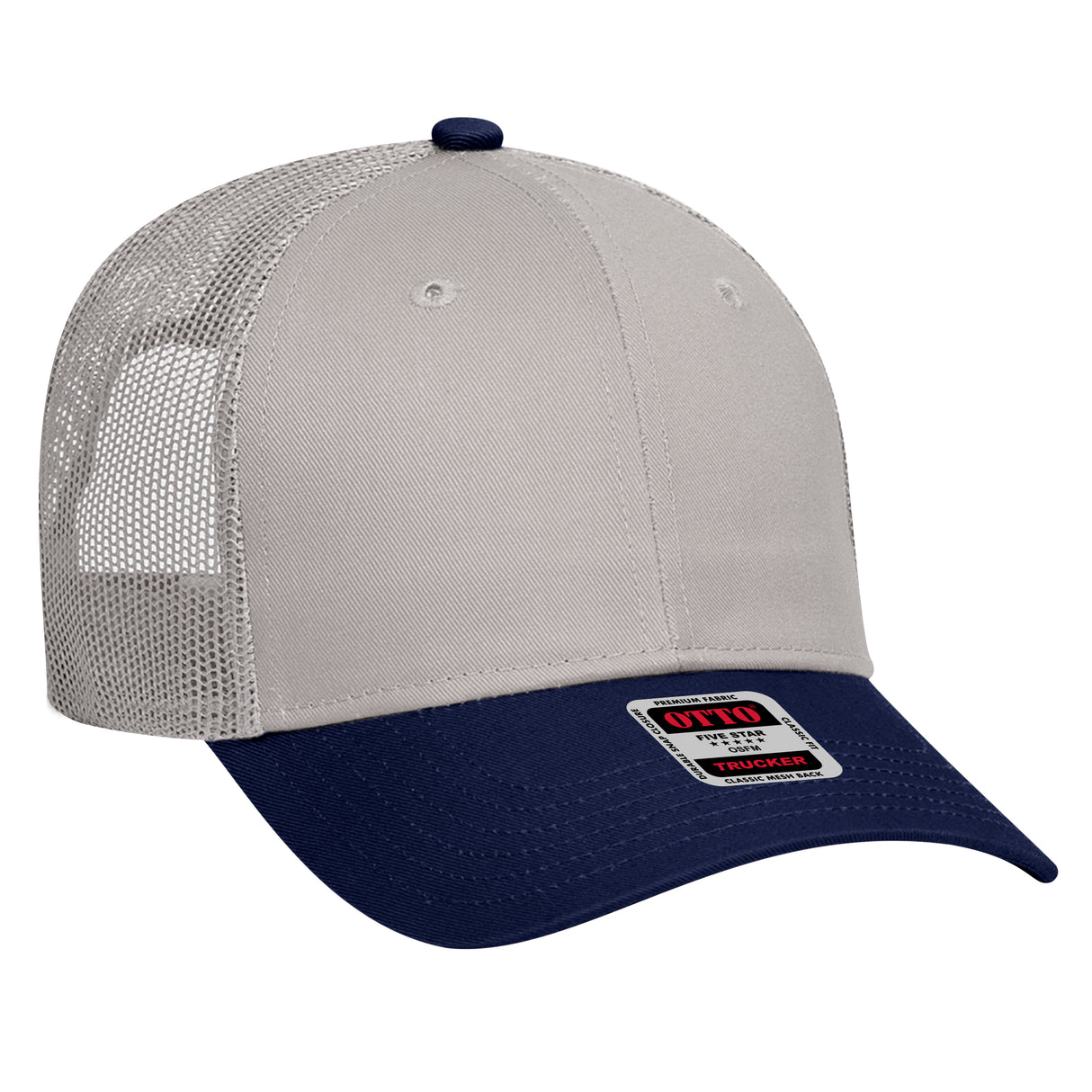 OTTO CAP® 6 Panel Low Profile Mesh Back Trucker Hat OTTO 83-473
