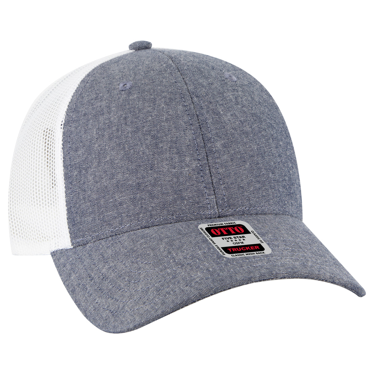 OTTO CAP® 6 Panel Low Profile Mesh Back Trucker Hat OTTO 83-473