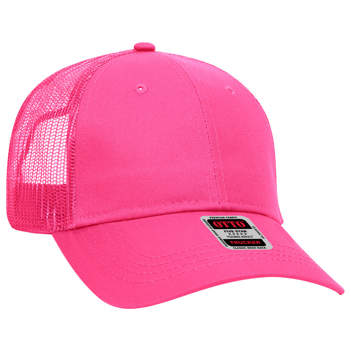 OTTO CAP® 6 Panel Low Profile Mesh Back Trucker Hat OTTO 83-473