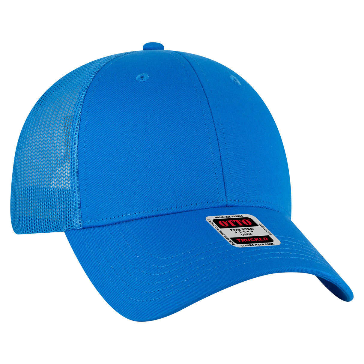 OTTO CAP 6 Panel Low Profile Mesh Back Trucker Hat OTTO 83-473
