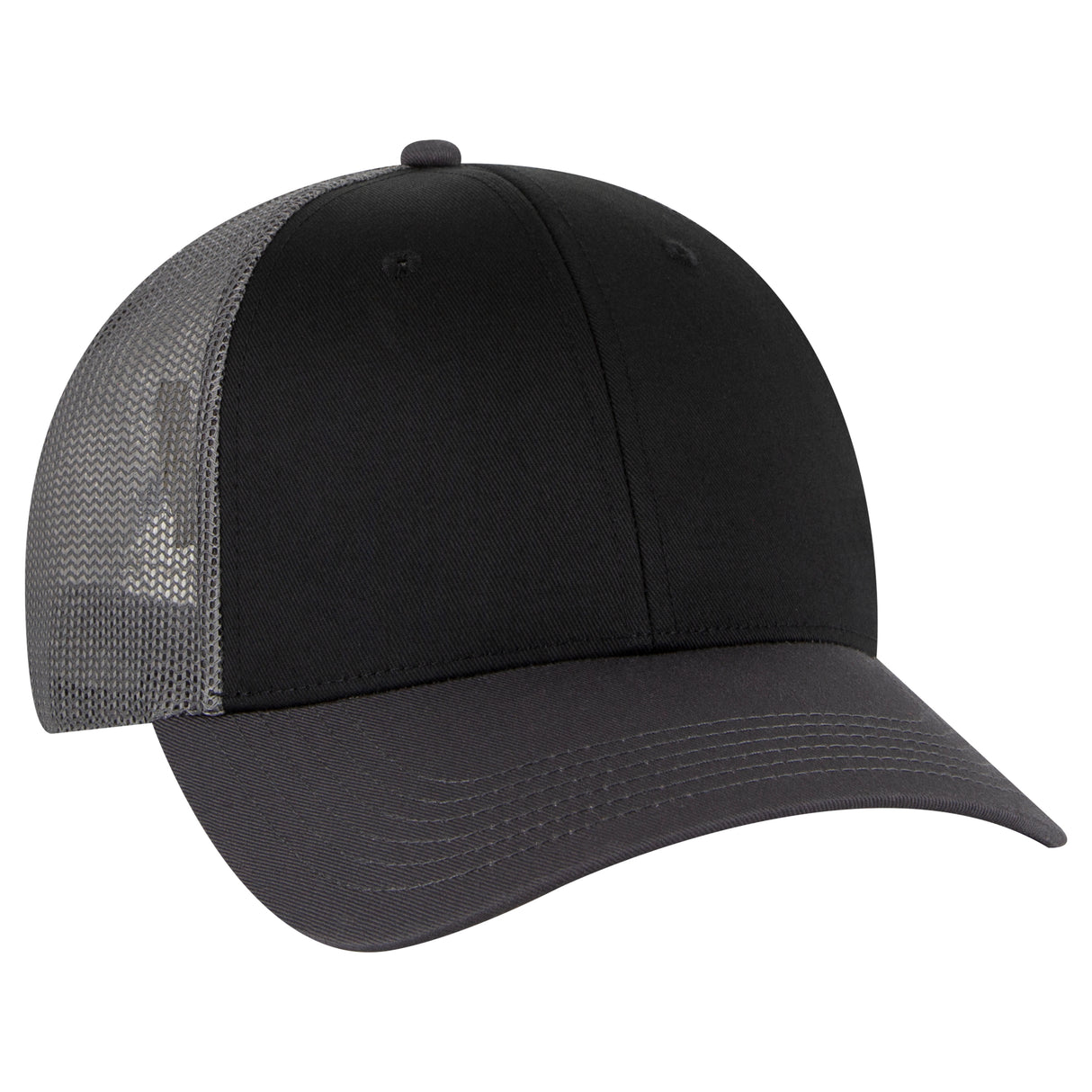 OTTO CAP 6 Panel Low Profile Mesh Back Trucker Hat OTTO 83-473