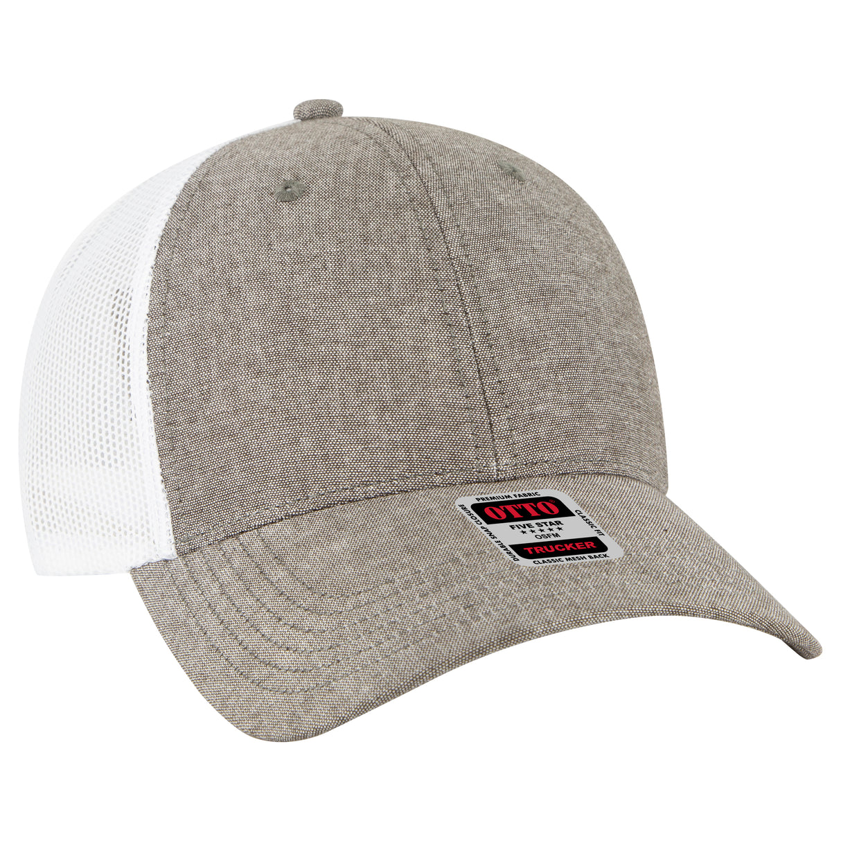 OTTO CAP® 6 Panel Low Profile Mesh Back Trucker Hat OTTO 83-473