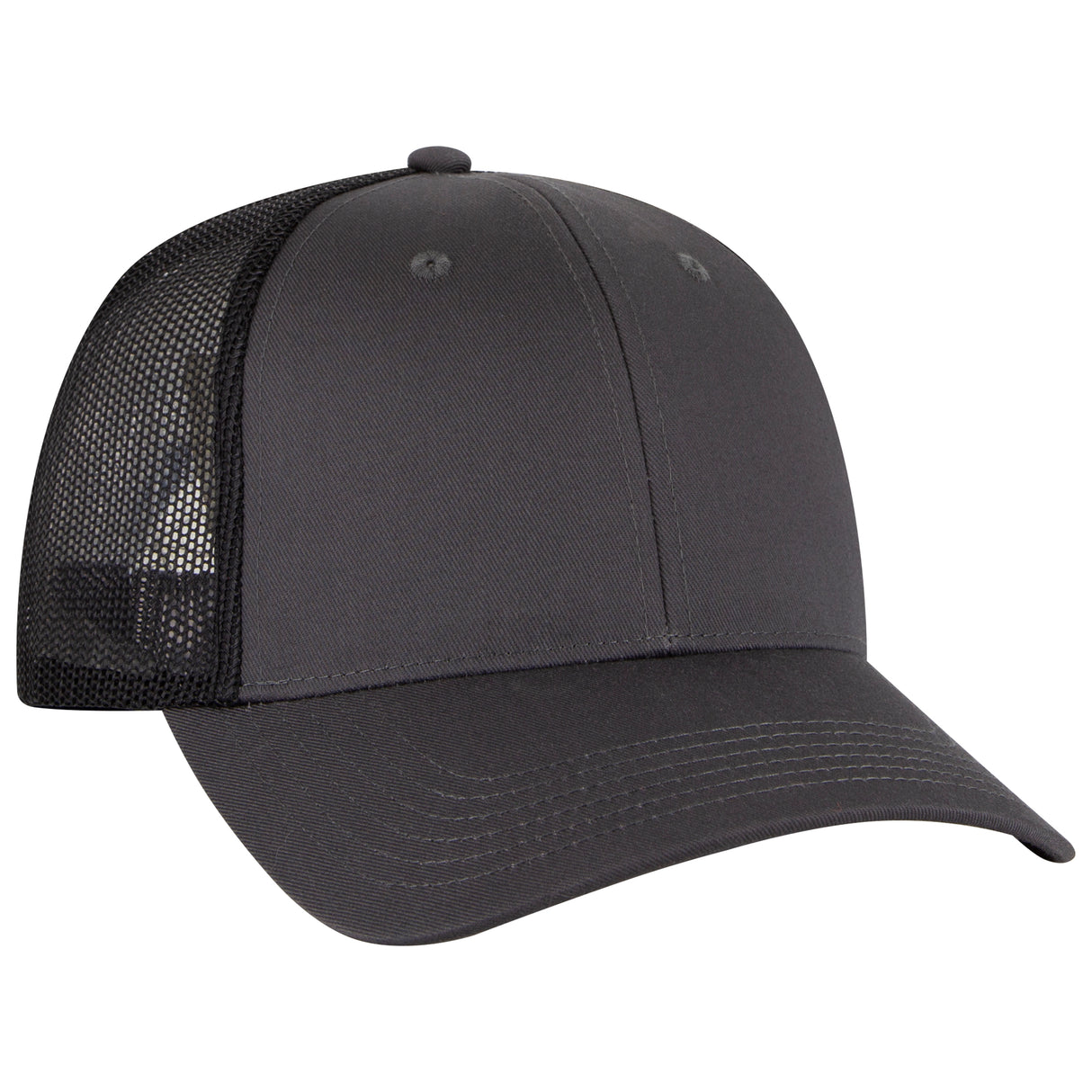 OTTO CAP 6 Panel Low Profile Mesh Back Trucker Hat OTTO 83-473