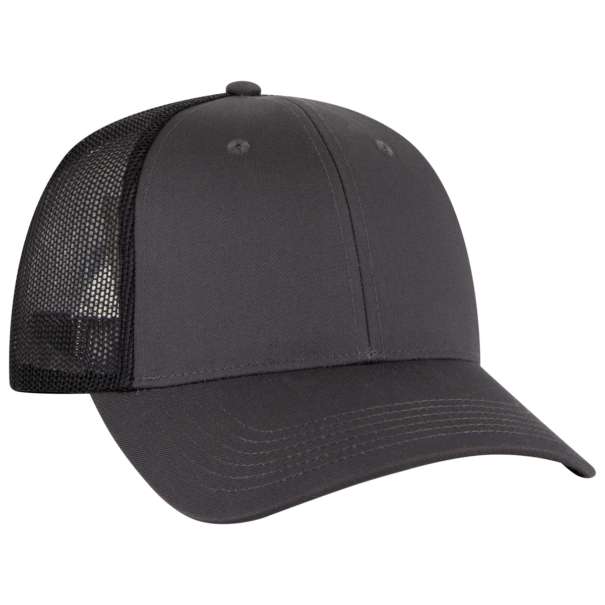 OTTO CAP® 6 Panel Low Profile Mesh Back Trucker Hat OTTO 83-473
