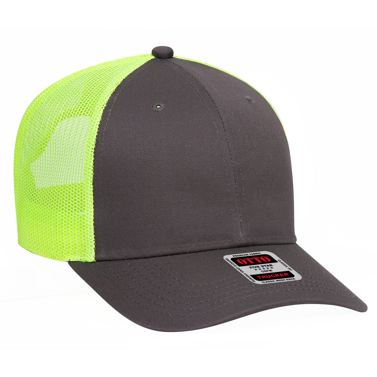 OTTO CAP® 6 Panel Low Profile Mesh Back Trucker Hat OTTO 83-473