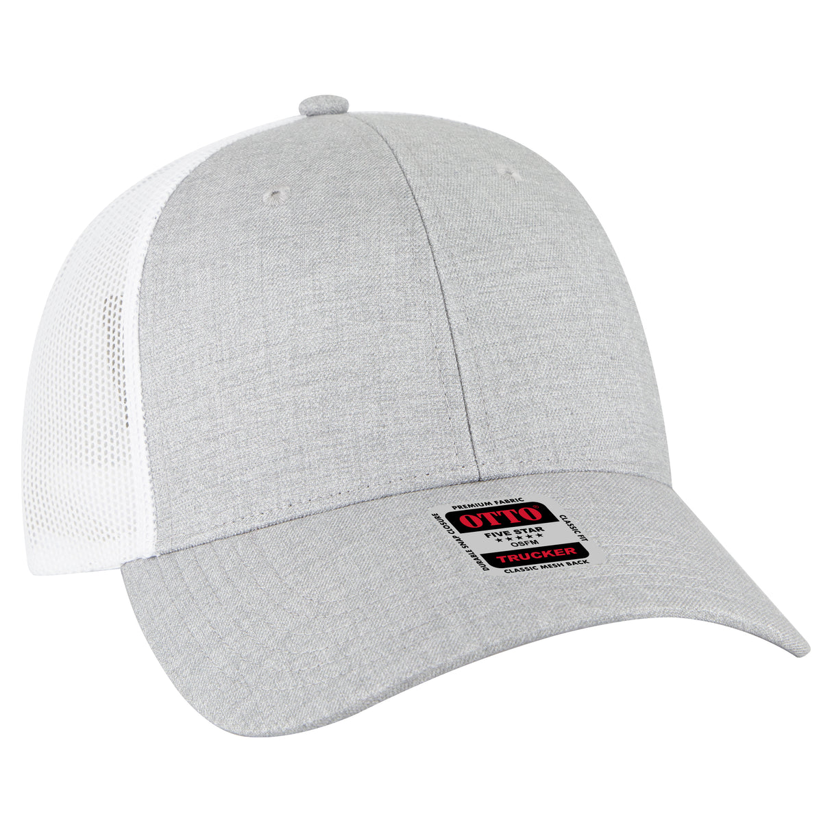 OTTO CAP 6 Panel Low Profile Mesh Back Trucker Hat OTTO 83-473
