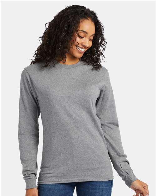 Hanes Essential-T Long Sleeve T-Shirt - Hanes 5286