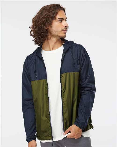 Independent Trading Co. EXP54LWZ Men's Lightweight Windbreaker Full-Zip Jacket | Wholesale Windbreaker