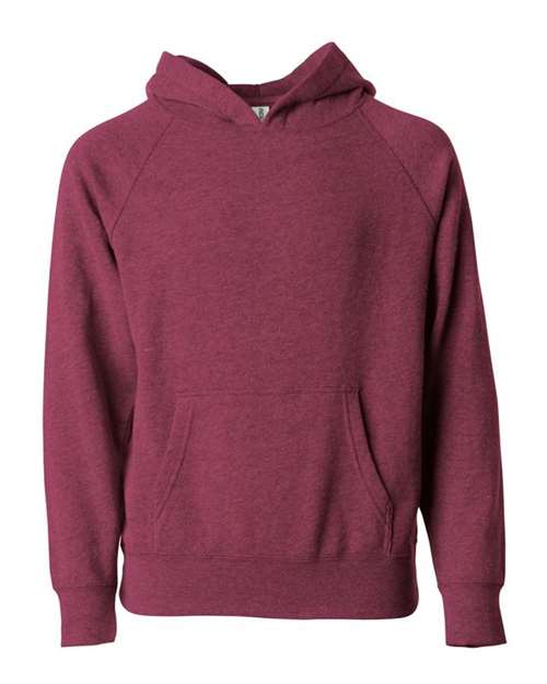 Independent Trading Co. Youth Lightweight Special Blend Raglan Hooded Sweatshirt - Independent Trading Co. PRM15YSB