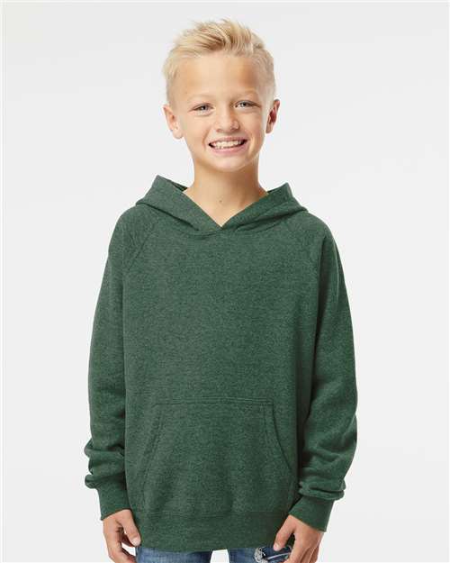 Independent Trading Co. Youth Lightweight Special Blend Raglan Hooded Sweatshirt - Independent Trading Co. PRM15YSB