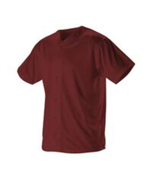 Alleson Athletic Youth Full Button Lightweight Baseball Jersey - Alleson Athletic 52MBFJY