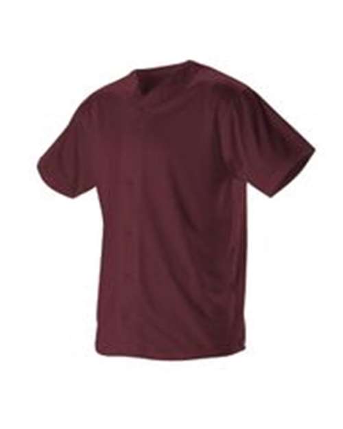 Alleson Athletic Youth Full Button Lightweight Baseball Jersey - Alleson Athletic 52MBFJY