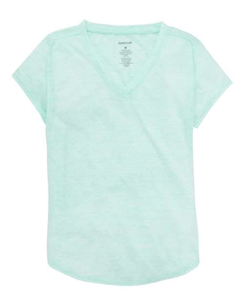 Boxercraft Girls' Snow Heather V-Neck T-Shirt - Boxercraft YT34