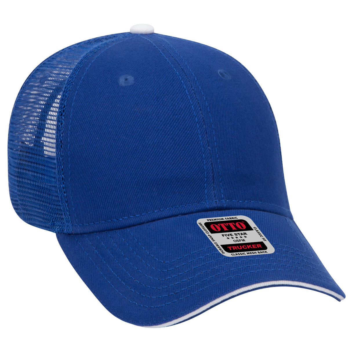 OTTO CAP® 6 Panel Low Profile Mesh Back Trucker Hat OTTO 84-482