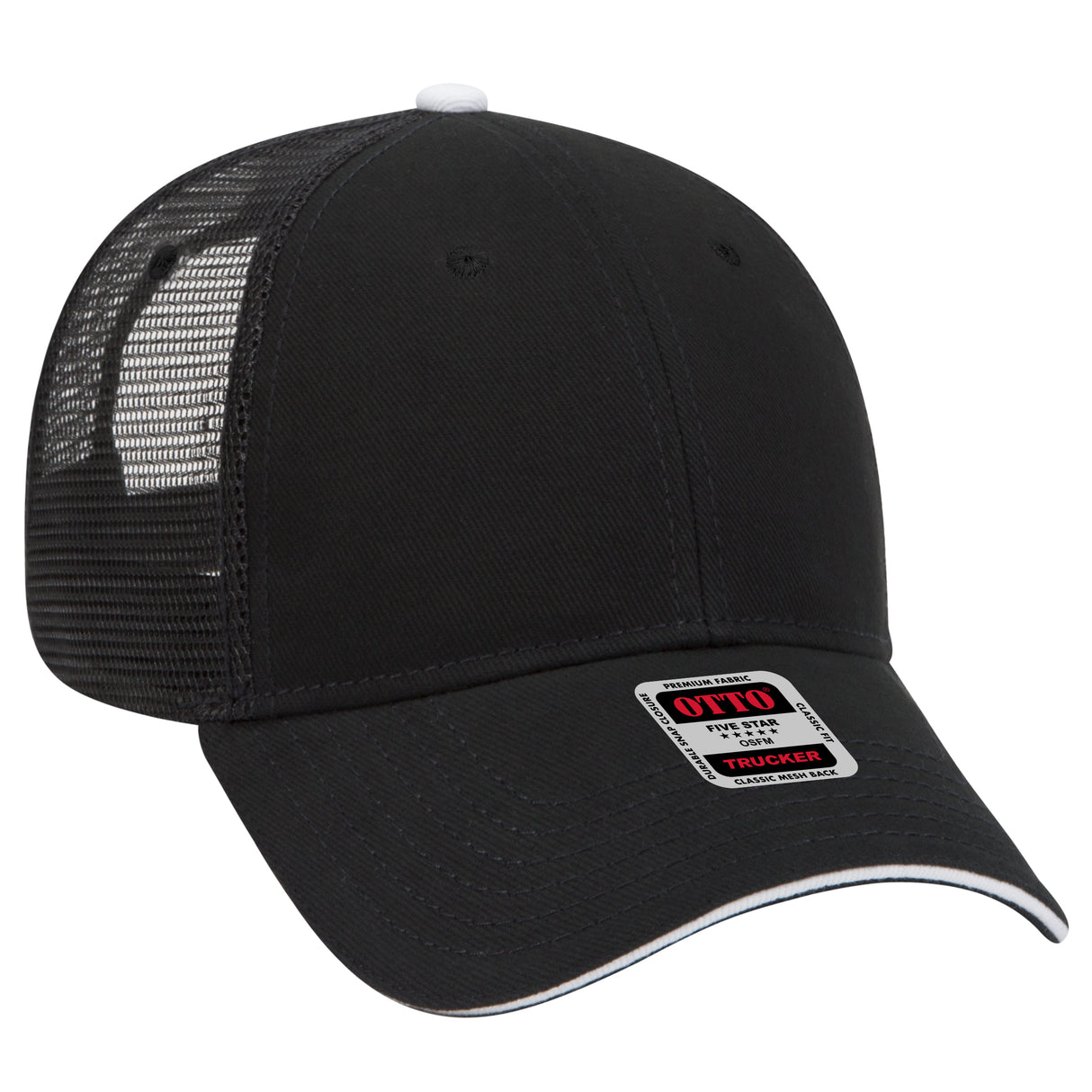 OTTO CAP® 6 Panel Low Profile Mesh Back Trucker Hat OTTO 84-482