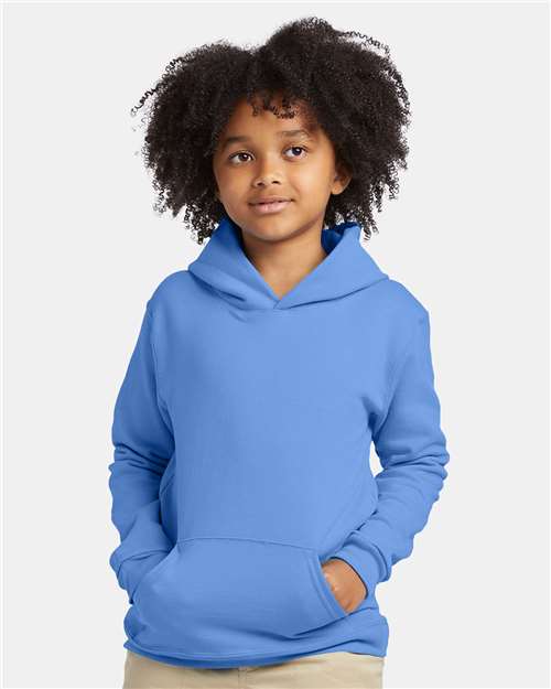 Hanes P473 Youth EcoSmart Hooded Sweatshirt