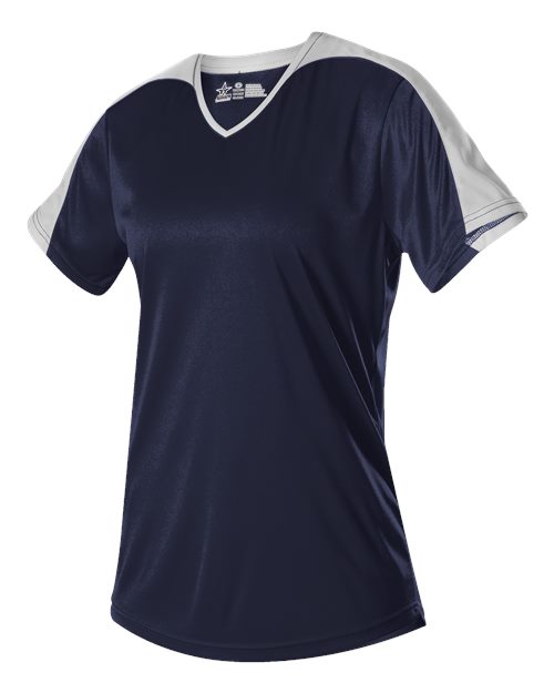 Alleson Athletic Women's V-Neck Fastpitch Jersey - Alleson Athletic 558VW