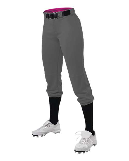Alleson Athletic Women's Premium Fastpitch Softball Pants with Belt Loops - Alleson Athletic 615PSW