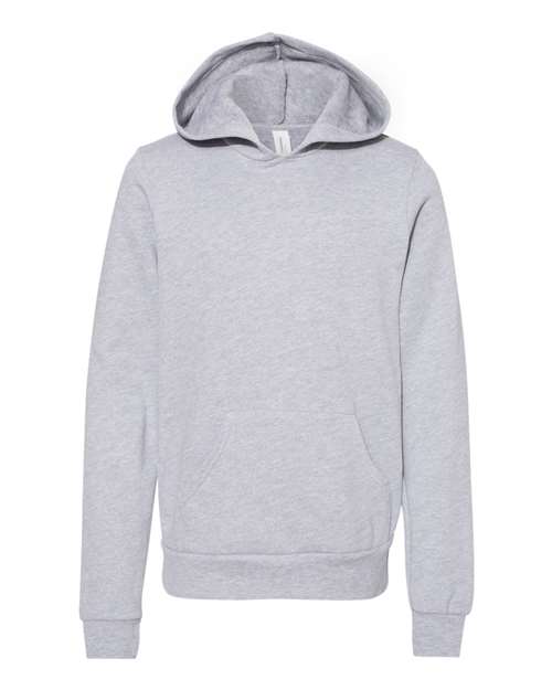 BELLA + CANVAS Youth Sponge Fleece Hoodie Sweatshirt - BELLA + CANVAS 3719Y