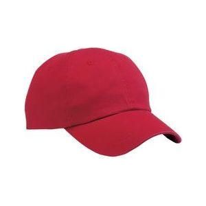 Washed Twill Cap Joe's USA Red XS