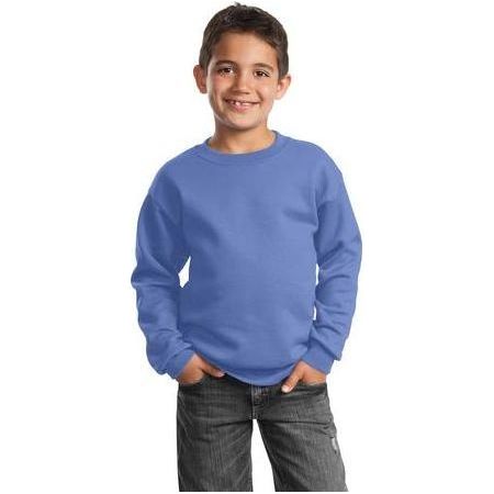 Youth Crewneck Sweatshirt Joe's USA Carolina Blue Youth X-Small