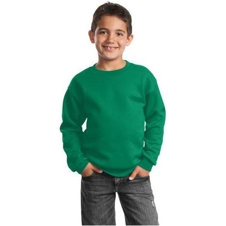 Youth Crewneck Sweatshirt Joe's USA Kelly Green Youth X-Small
