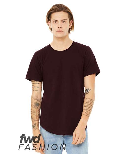 BELLA + CANVAS Men's Jersey Curved Hem Tee - BELLA + CANVAS 3003