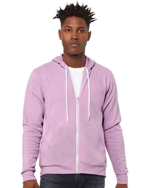 BELLA + CANVAS Unisex Sponge Fleece Full-Zip Hoodie Sweatshirt - BELLA + CANVAS 3739