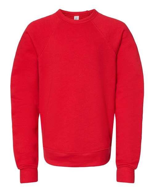 Bella + Canvas 3901Y Youth Sponge Fleece Crewneck Sweatshirt