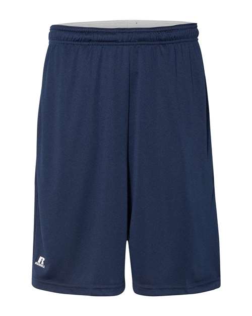 Russell Athletic Men's Dri-Power® Essential 10" Shorts with Pockets - Russell Athletic TS7X2M