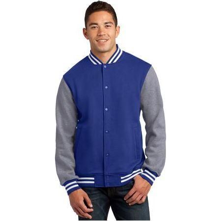 Men's Fleece Letterman Jacket