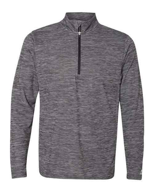 Russell Athletic Men's Striated Quarter-Zip Pullover - Russell Athletic QZ7EAM