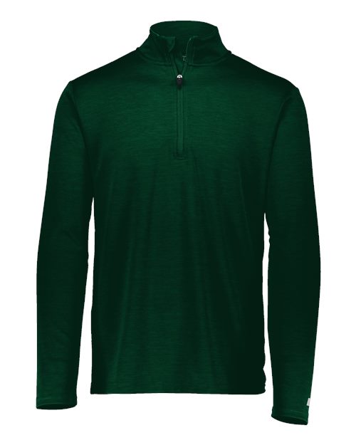 Russell Athletic Men's Striated Quarter-Zip Pullover - Russell Athletic QZ7EAM