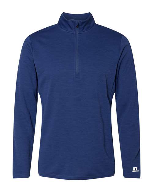 Russell Athletic Men's Striated Quarter-Zip Pullover - Russell Athletic QZ7EAM