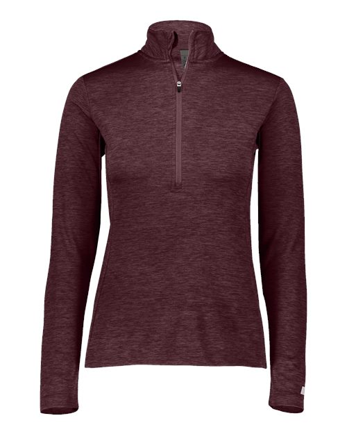 Russell Athletic Women's Striated Quarter-Zip Pullover - Russell Athletic QZ7EAX