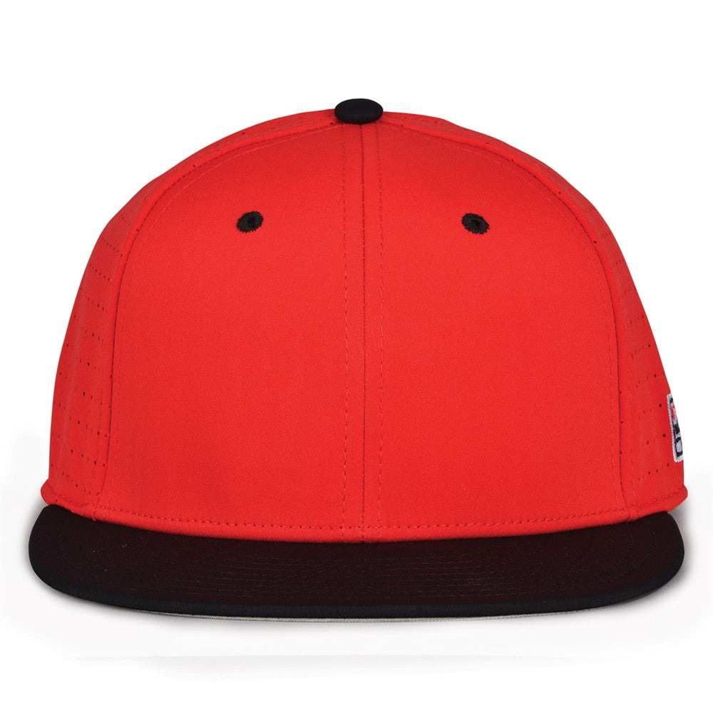 The Game GB998 Perforated GameChanger Baseball Hat | Wholesale Pro Shape Flat Bill Caps