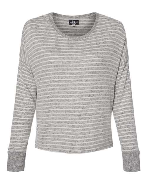 Boxercraft Women's Cuddle Fleece Boxy Crewneck Pullover - Boxercraft L06