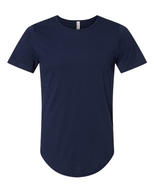 BELLA + CANVAS Men's Jersey Curved Hem Tee - BELLA + CANVAS 3003