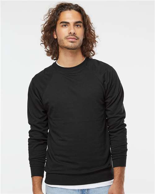 Independent Trading Co. Unisex Icon Lightweight Loopback Terry Crewneck Sweatshirt - Independent Trading Co. SS1000C