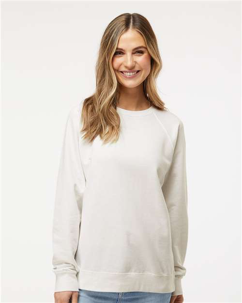 Independent Trading Co. Unisex Icon Lightweight Loopback Terry Crewneck Sweatshirt - Independent Trading Co. SS1000C