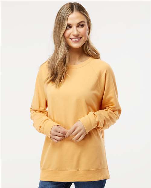 Independent Trading Co. Unisex Icon Lightweight Loopback Terry Crewneck Sweatshirt - Independent Trading Co. SS1000C