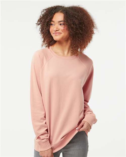 Independent Trading Co. Unisex Icon Lightweight Loopback Terry Crewneck Sweatshirt - Independent Trading Co. SS1000C
