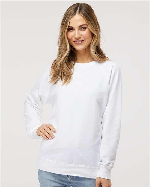 Independent Trading Co. Unisex Icon Lightweight Loopback Terry Crewneck Sweatshirt - Independent Trading Co. SS1000C